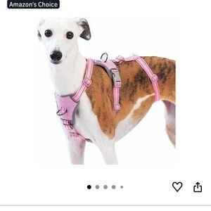 Adjustable Pink Dog Harness for Small to Medium Dogs